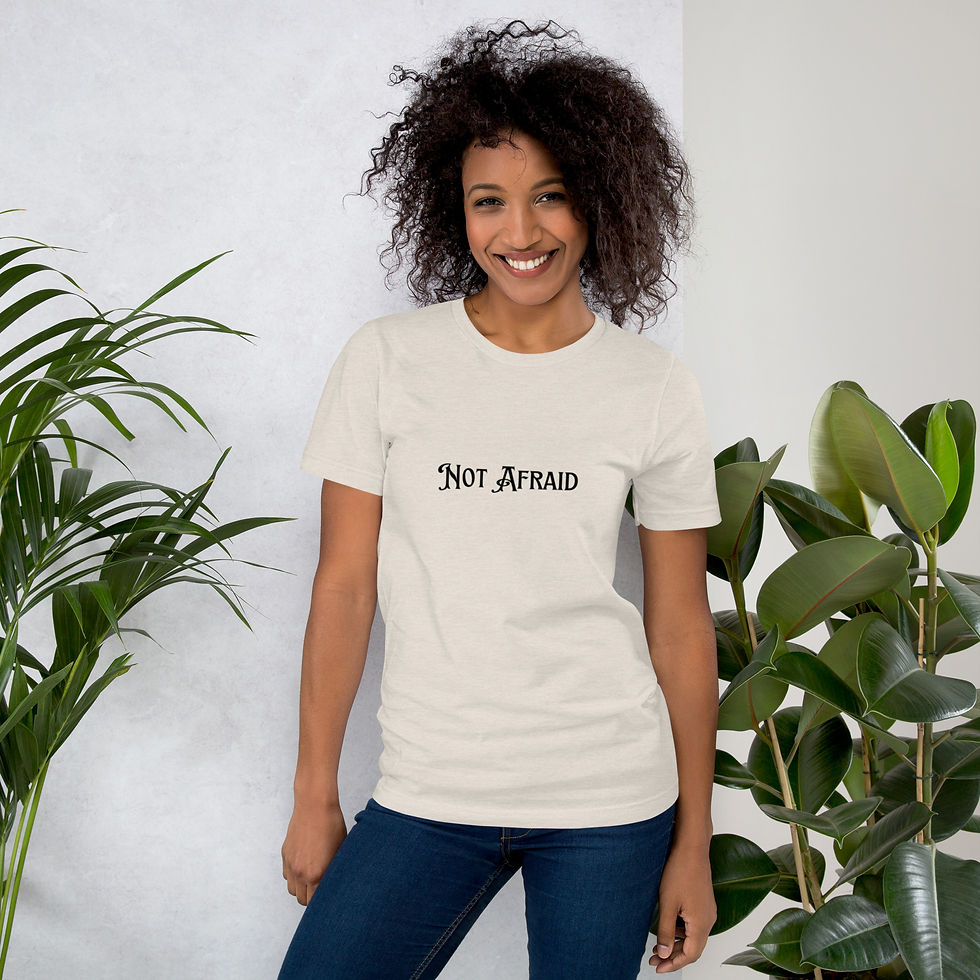Thumbnail: Not afraid Unisex t-shirt