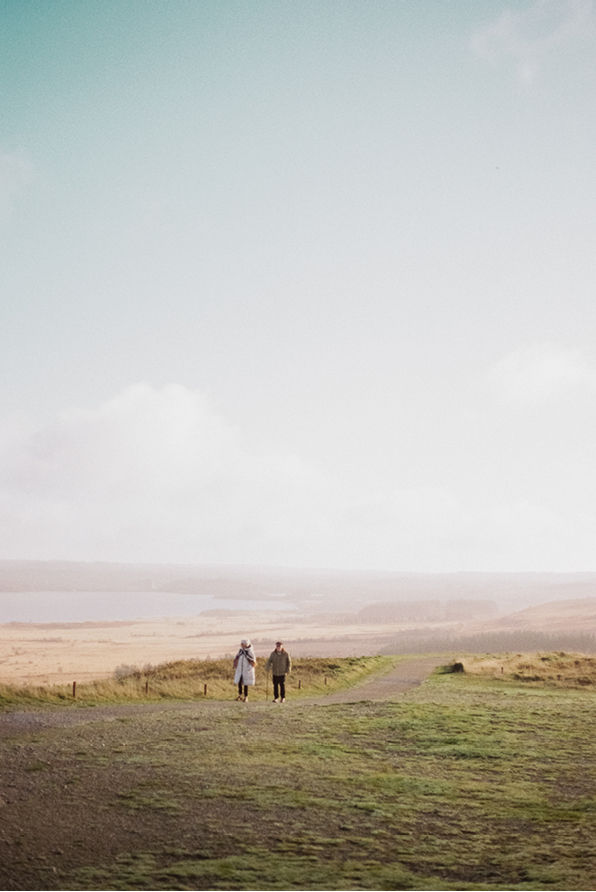 Carte postale – Les marcheurs