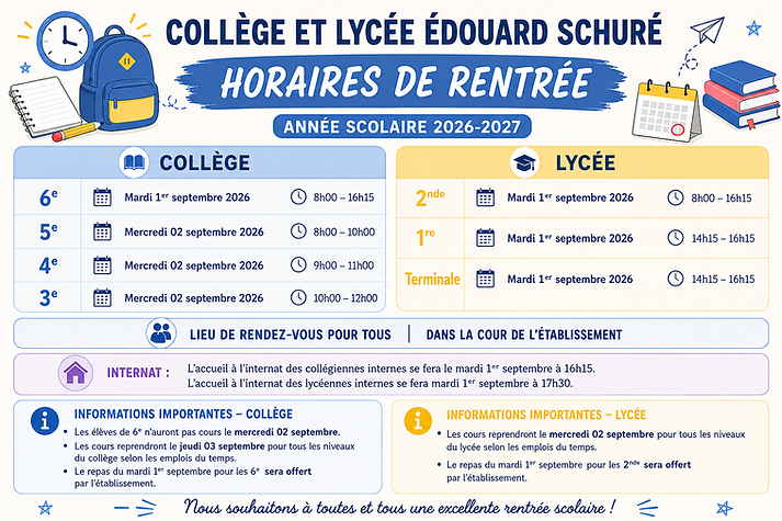 horaires de rentrée 2026.png