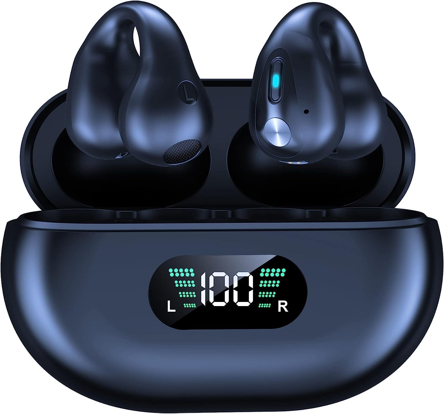 Wireless Ear Clip On Headphones Bluetooth 2023 New Mini Open Ear Headphones Wire