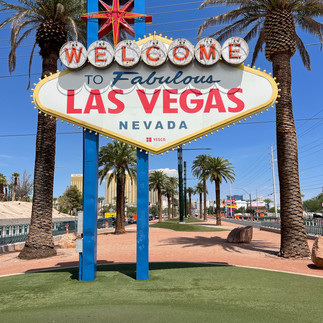 scritta Welcome to fabulous Las Vegas 