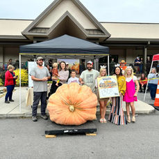 Pumpkin Weighting Contest at the Yadkin Valley Pumpkin Festival in Elkin, NC