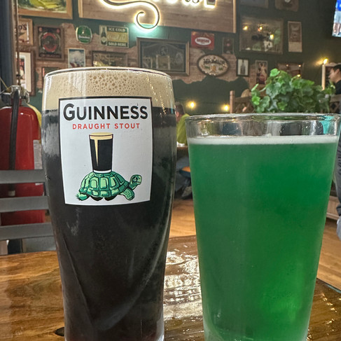 Guiness & Green Beer at Elkin's St. Paddy's Day Pub Crawl in Elkin