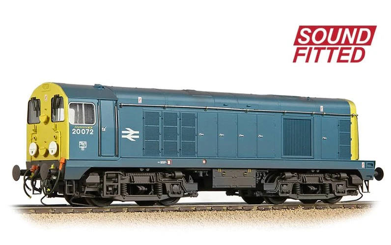 Bachmann 35-356SF Class 20/0 20072 BR Blue Disc Headcode Weatheredf