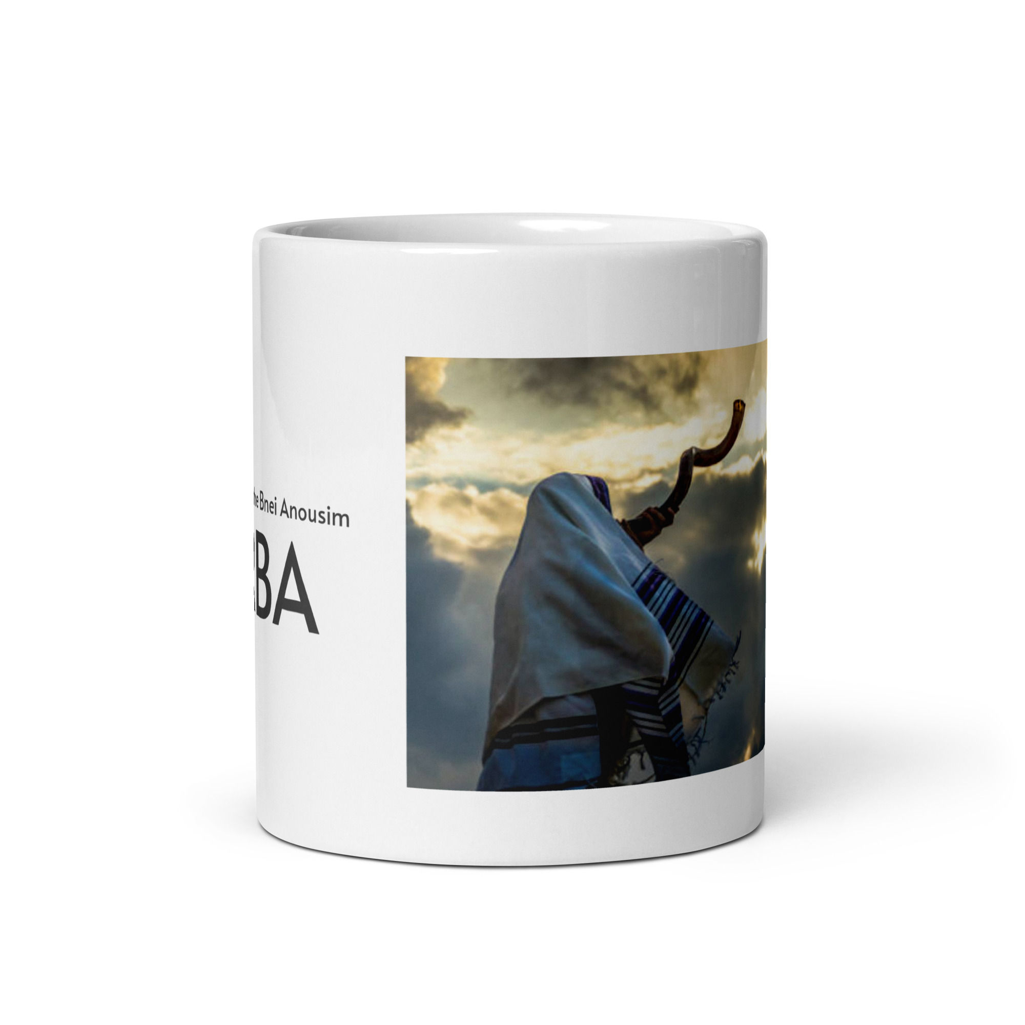 TRBA Shofar White glossy mug 