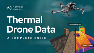 Video thumbnail with the text: Thermal Drone Data, A Complete Guide