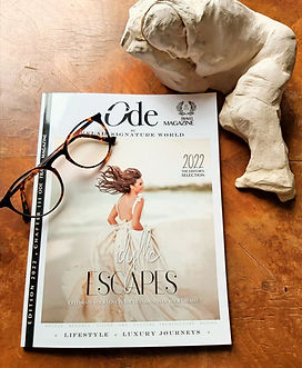 ODE TRAVEL MAGAZINE, RELAIS SIGNATURE WORLD, YAMILE SADOK CHOUZET, YBSC COMMUNICATION, LUXURY TRAVEL MAGAZINE