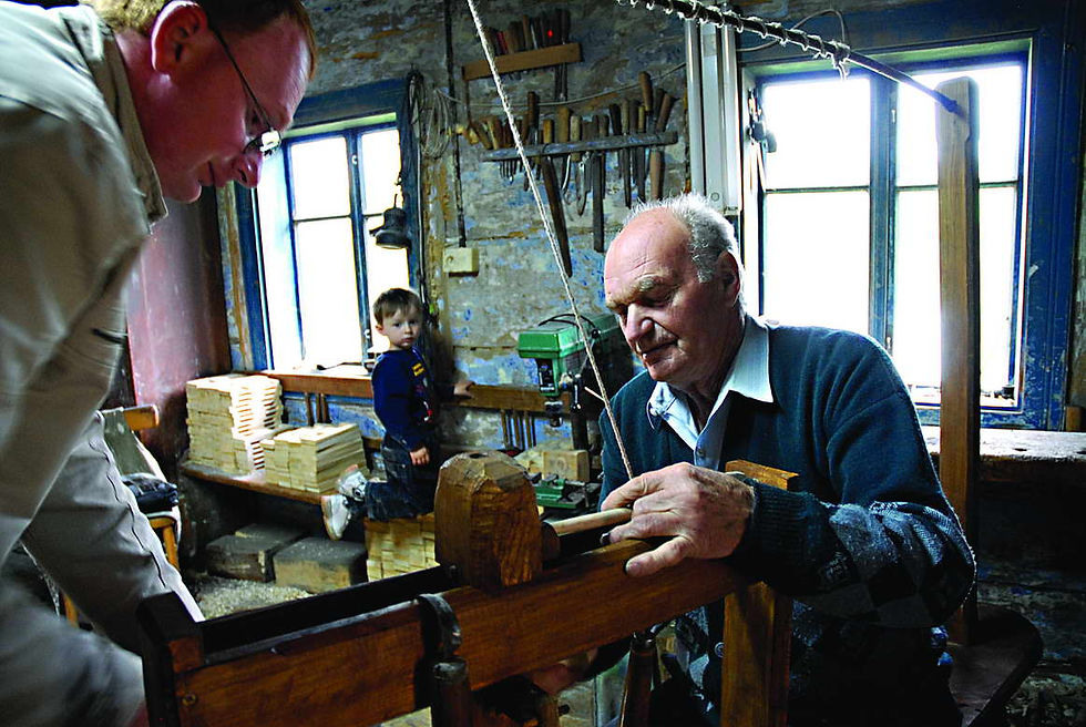 trzy pokolenia łemkowskich łyżkarzy