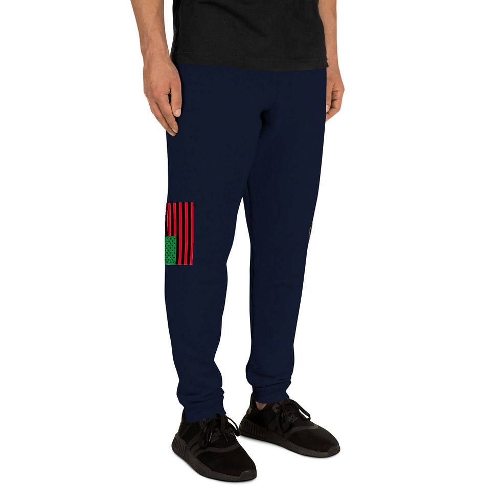 Miniatura: Joggers negros Ankh unisex (Edición RBG)