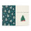Miniatura: Christmas Greeting Cards Set (7 pcs) - Festive Tree Designs for Holiday Wishes
