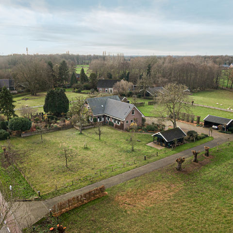 Ruim uitzicht en groene omgeving bij woning De Heurne