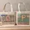 Thumbnail: Alphabet bag 聖經英文字母/pick 1/ canvas tote bag/ lunch bag/ hand printed