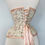 Thumbnail: Custom Vintage rose shabby chic underbust corset -MF1362