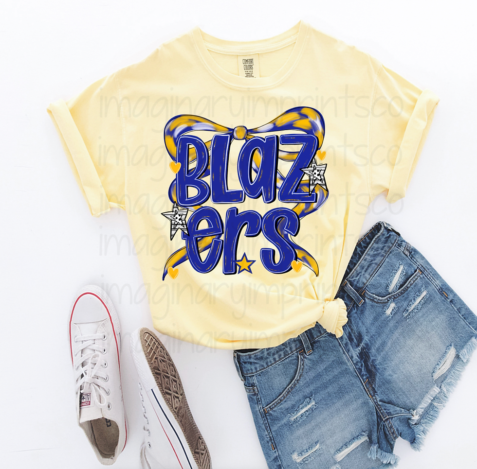 Valley View Blazers Preppy bow Back to School Shirt