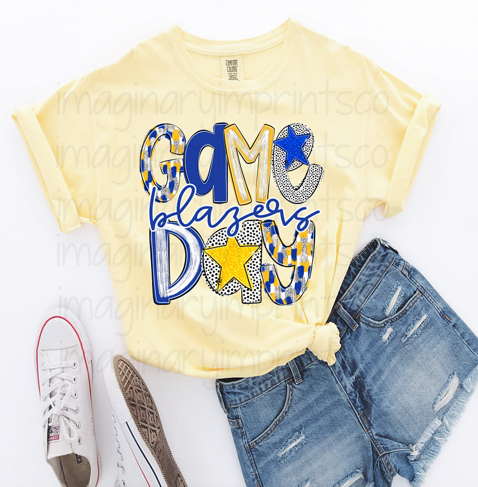 Game Day Valley View Blazers or custom school