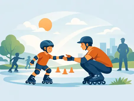 Building Inline Skating Confidence for Children