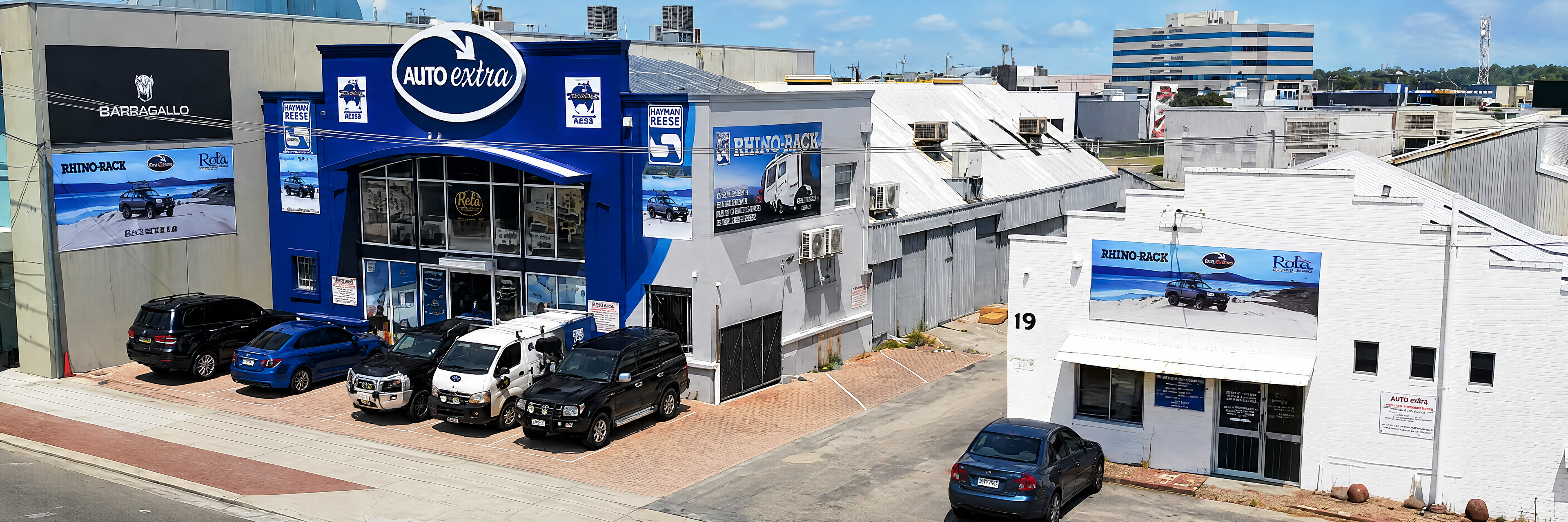 Auto Extra showroom and workshop in Osborne Park