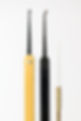 Professional locksmith lock picking tools including hook and rake picks on white background