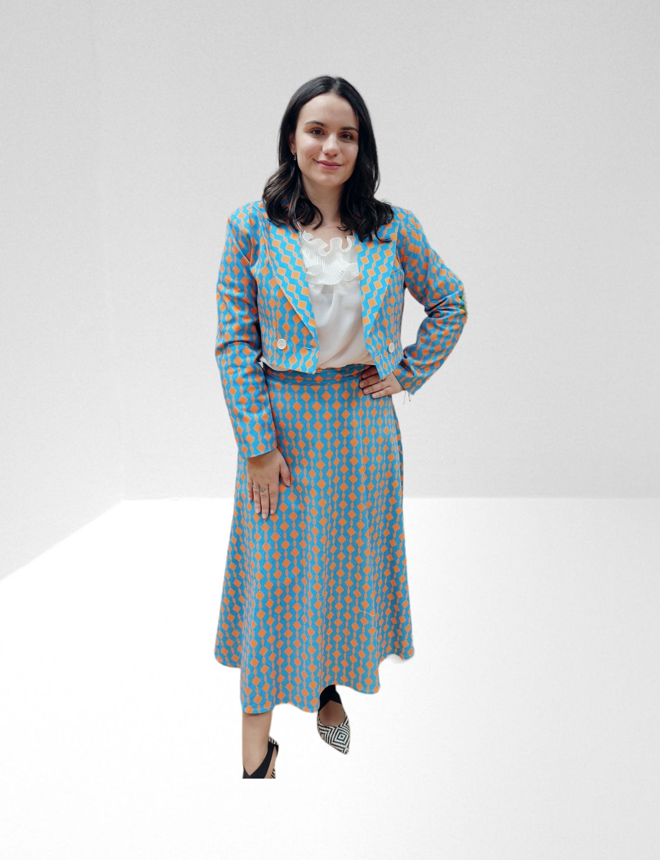  vida Conjunto chaqueta y falda 