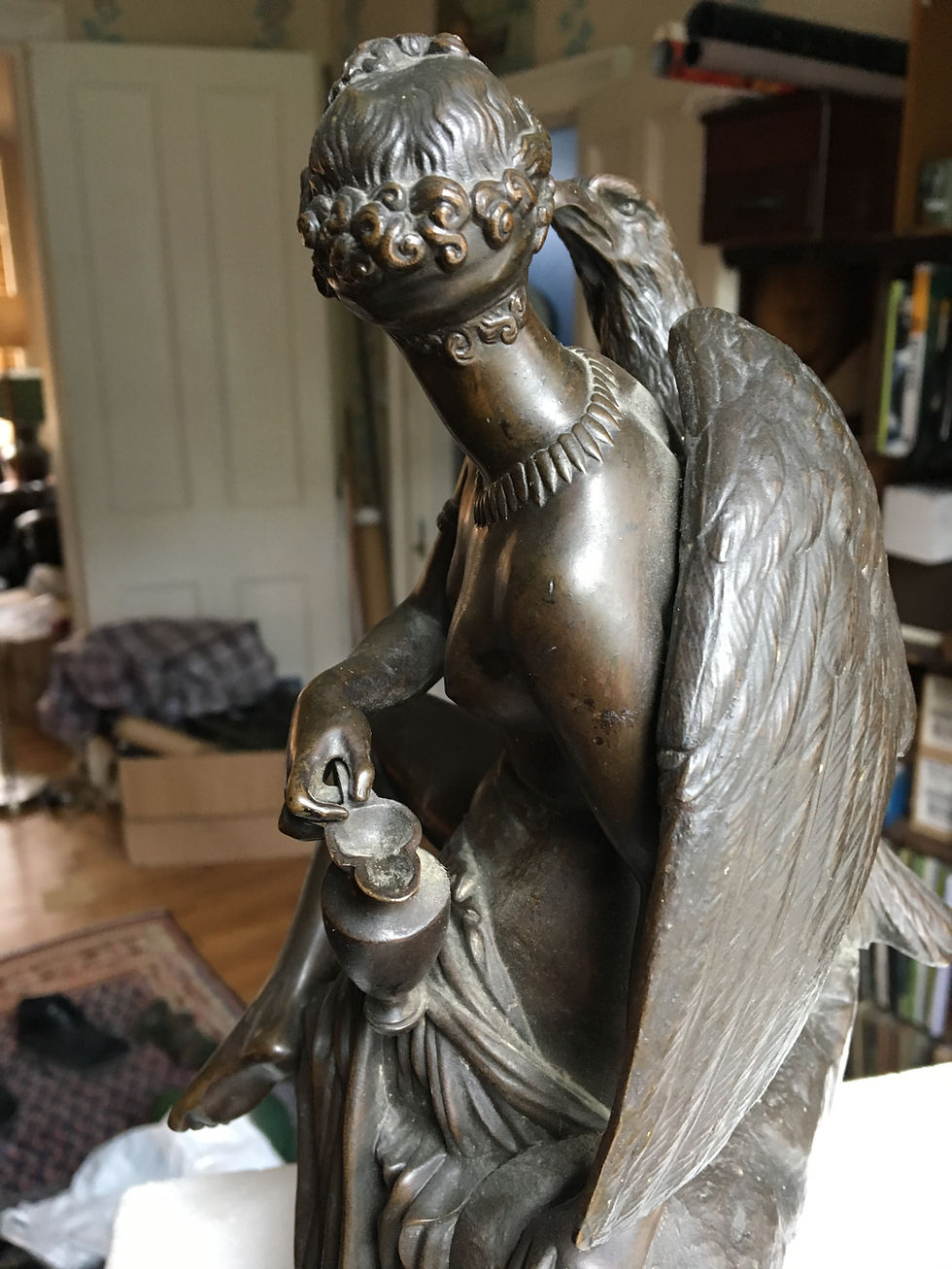 Thumbnail: James Pradier - Hébé Assise Sur Un Rocher