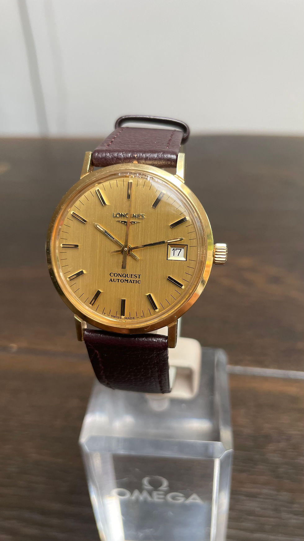 Thumbnail: Longines Conquest  Watch  CAL 633.1  35mm 1977 Presentation Wa
