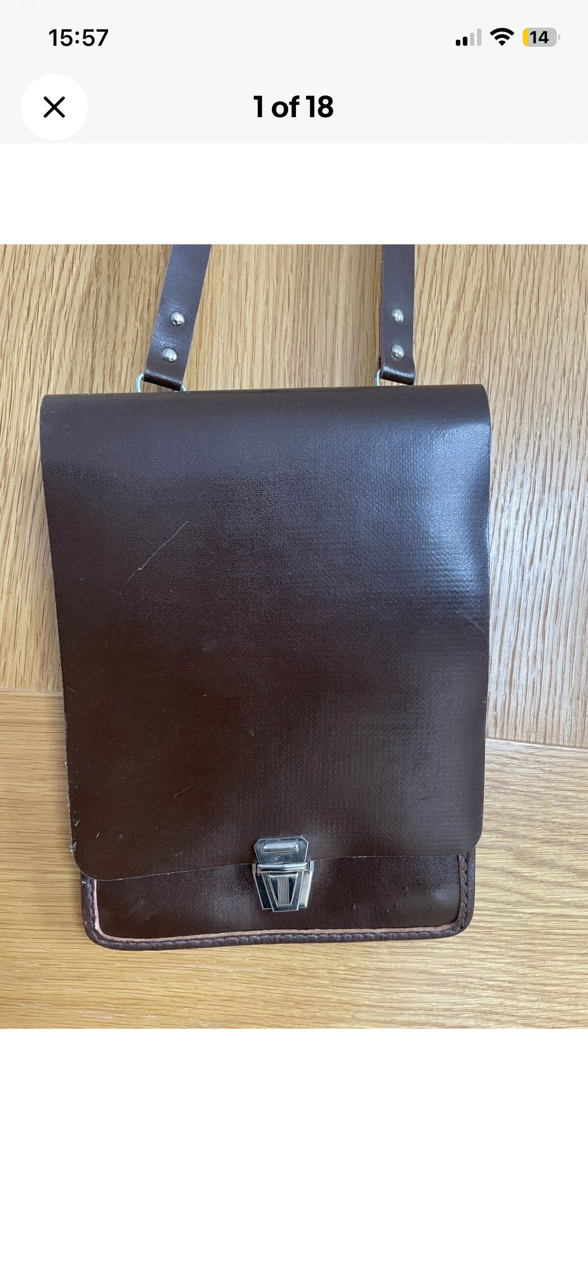 Soviet Russian NOS 1989 Map Bag