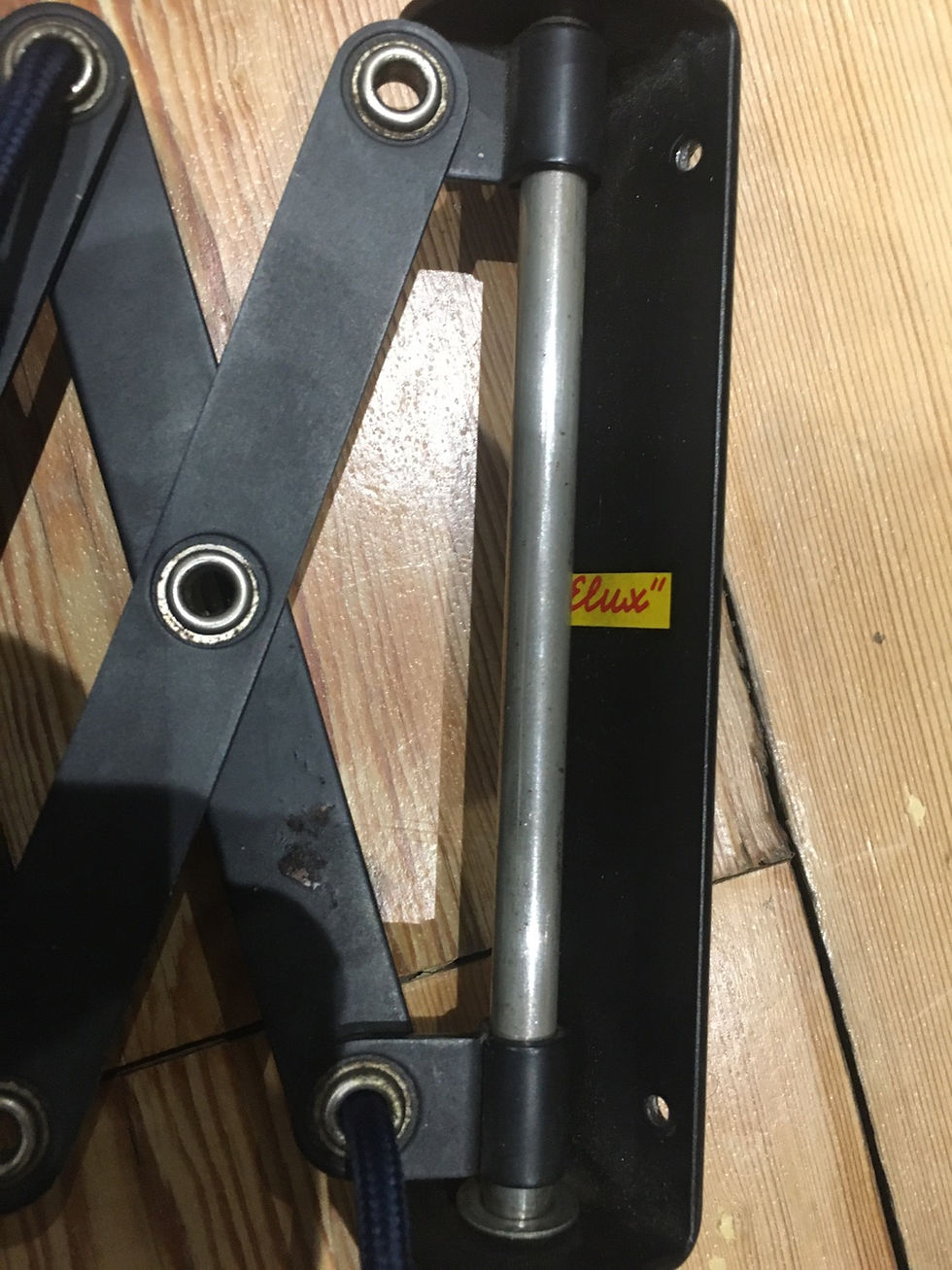 Thumbnail: ELUX 1960's German Scissor Lamp