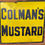 Thumbnail: Large Coleman's Mustard Enamel Sign