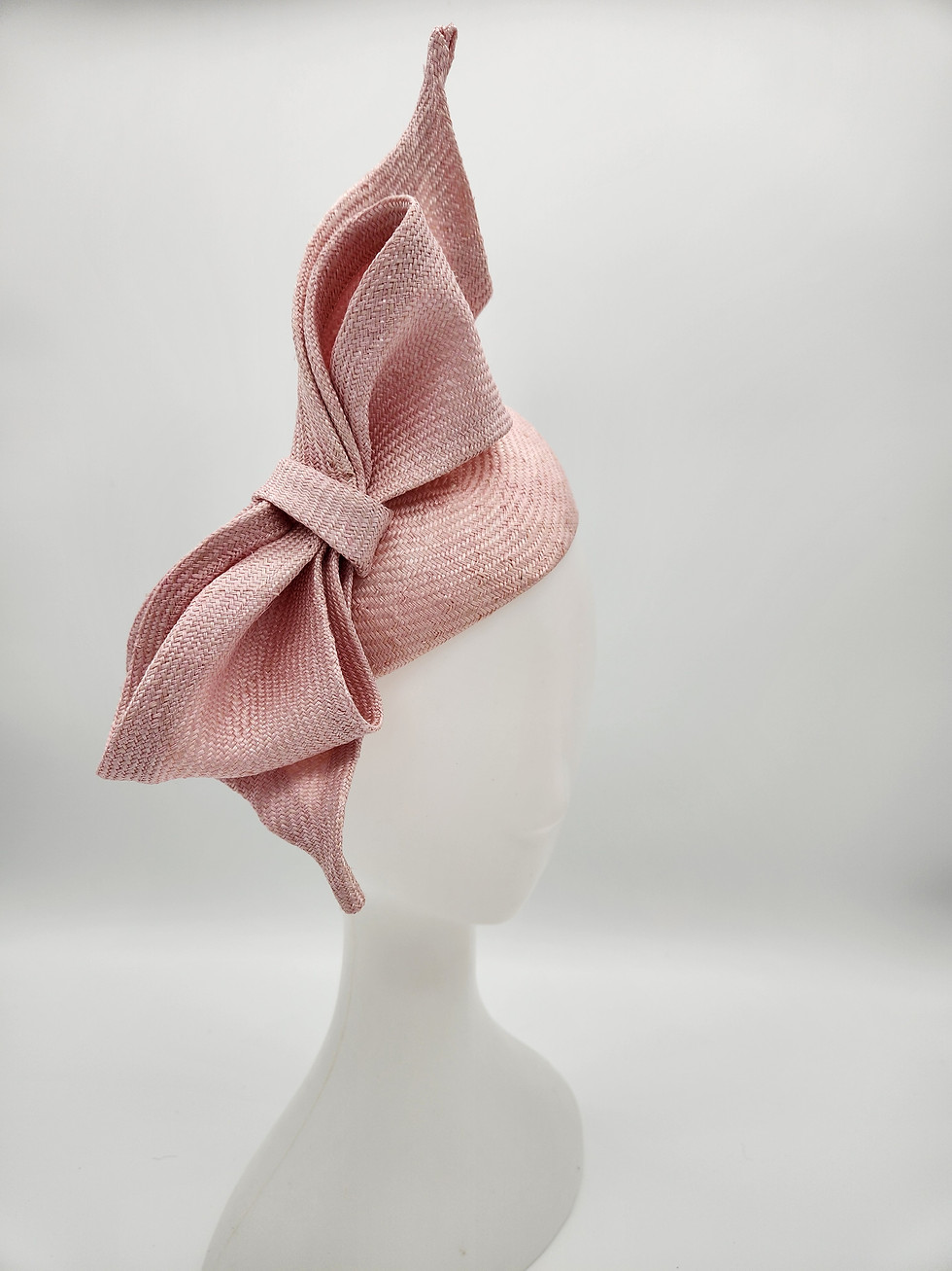 Thumbnail: Blush Pink Bow teardrop hat
