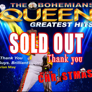 THE BOHEMIANS artwork for the live show at The Northcourt LIVE in Abingdon, Oxfordshire.