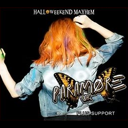 PARAMORE UK artwork for the live show at The Northcourt LIVE in Abingdon, Oxfordshire.