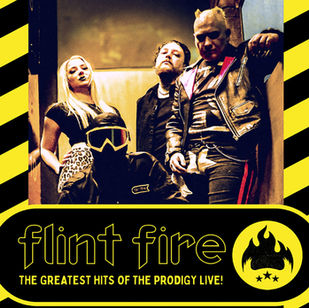 FLINT FIRE + SUPPORT artwork for the live show at The Northcourt LIVE in Abingdon, Oxfordshire.