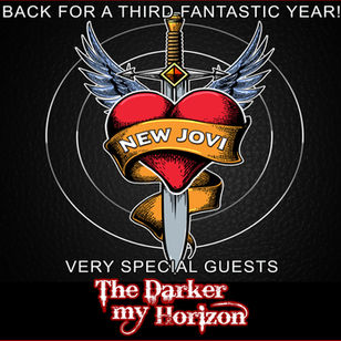 NEW JOVI + SUPPORT artwork for the live show at The Northcourt LIVE in Abingdon, Oxfordshire.