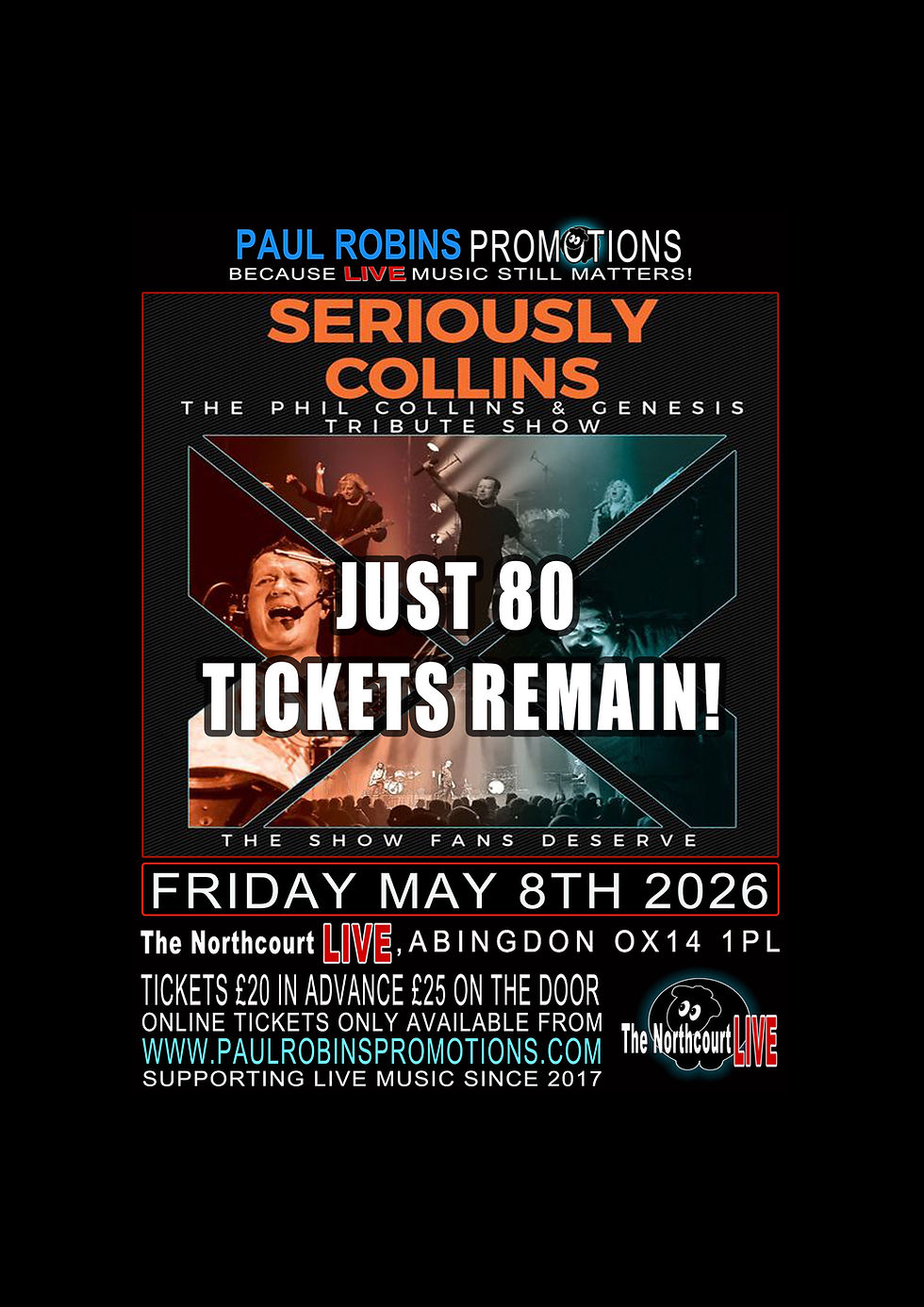 SERIOUSLY COLLINS - Phil Collins & Genesis Tribute 