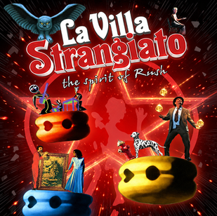 La Villa Strangiato artwork for the live show at The Northcourt LIVE in Abingdon, Oxfordshire.