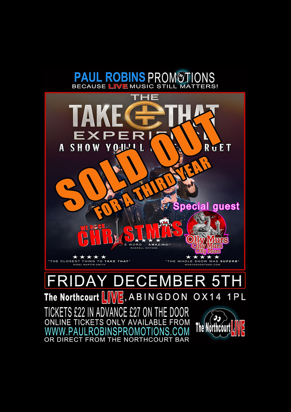 Take That Experience - BACK FOR...2025!