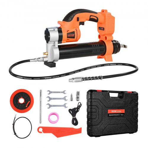 VEVOR Cordless Grease Gun, 8000 PSI Max Pressure, Electric Grease Gun with LED L