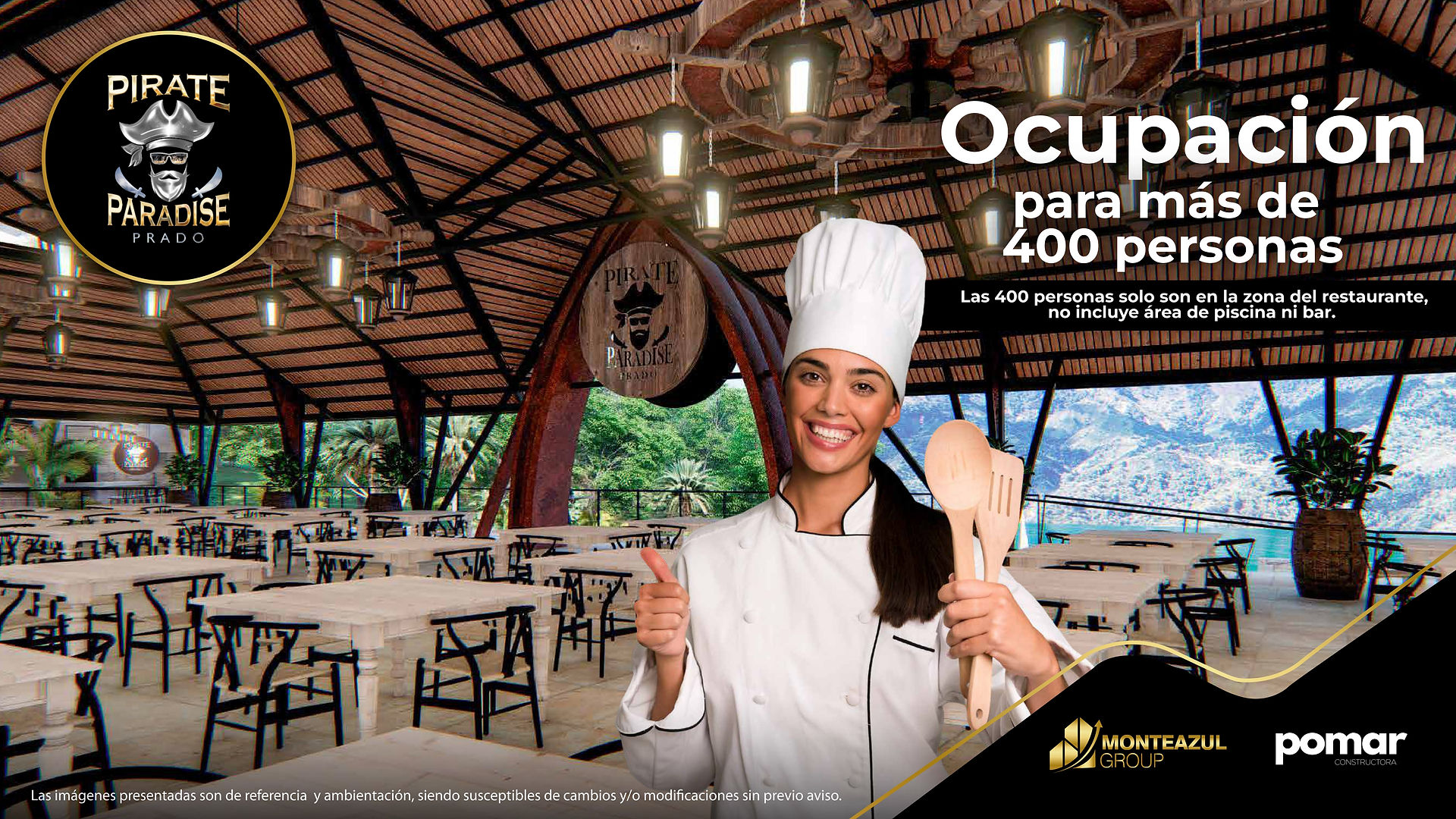 RESTAURANTE PIRATE PARADISE | PROYECTO DE INVERSIÓN TURÍSTICA EN PRADO, TOLIMA