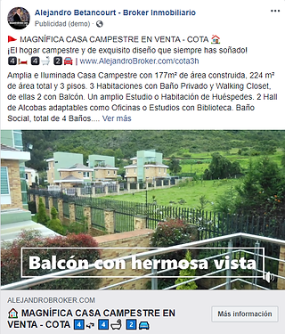 campaña de anuncios inmobiliarios en facebook