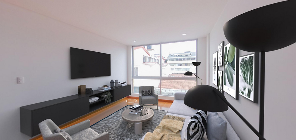 Thumbnail: STUDIO APARTMENT FOR SALE | SANTA BARBARA - BOGOTA | 1 BEDROOM 2 BATHROOMS 2 GARAGES