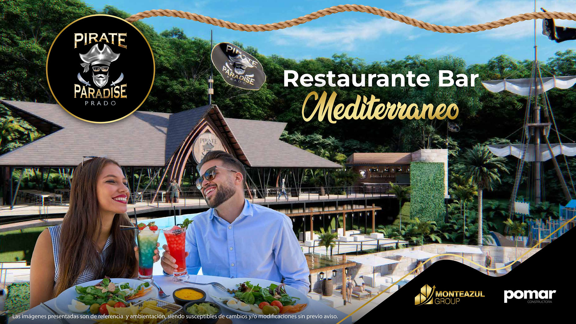 RESTAURANTE PIRATE PARADISE | PROYECTO DE INVERSIÓN TURÍSTICA EN PRADO, TOLIMA