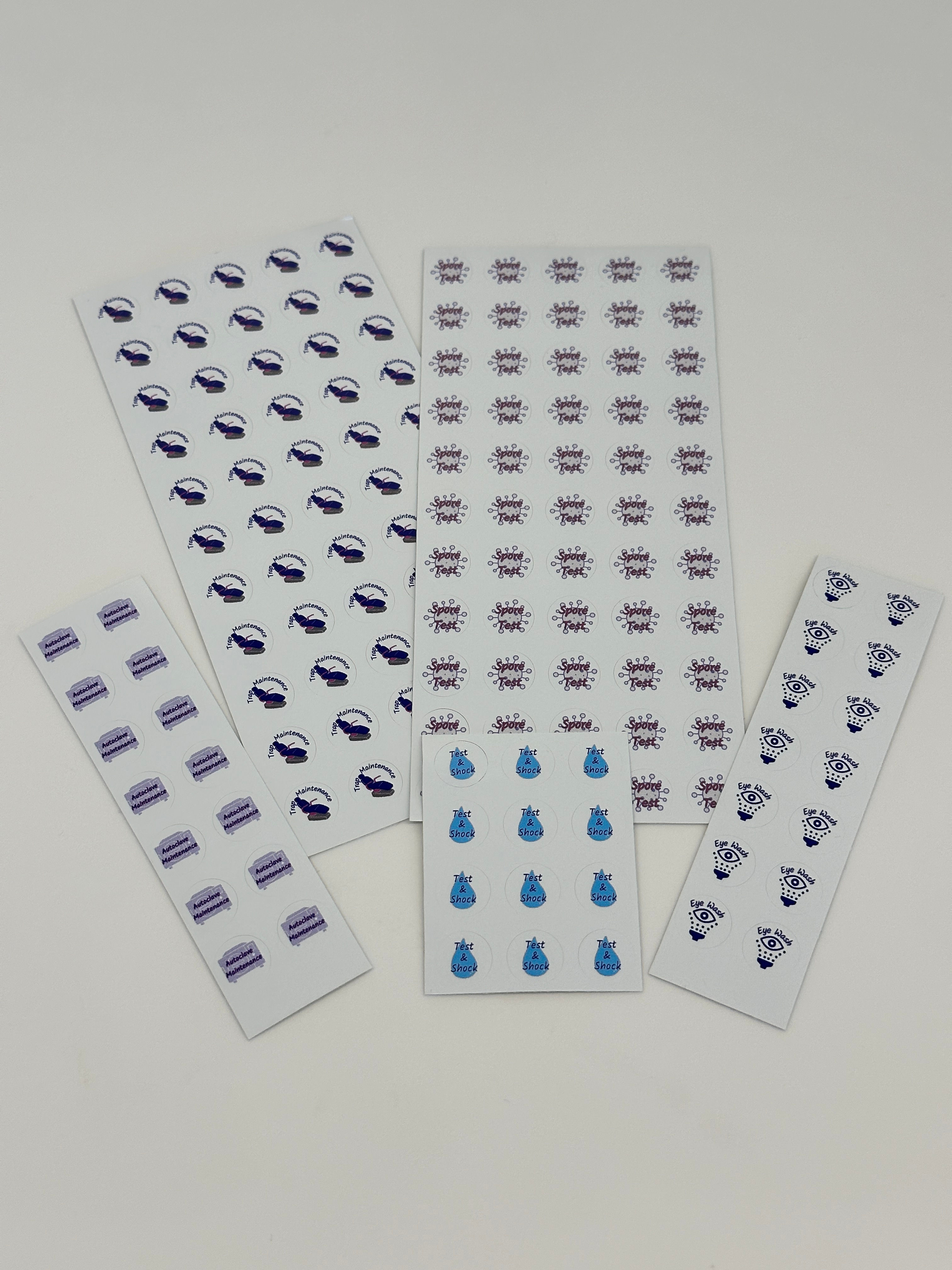 Infection Control Reminder Stickers