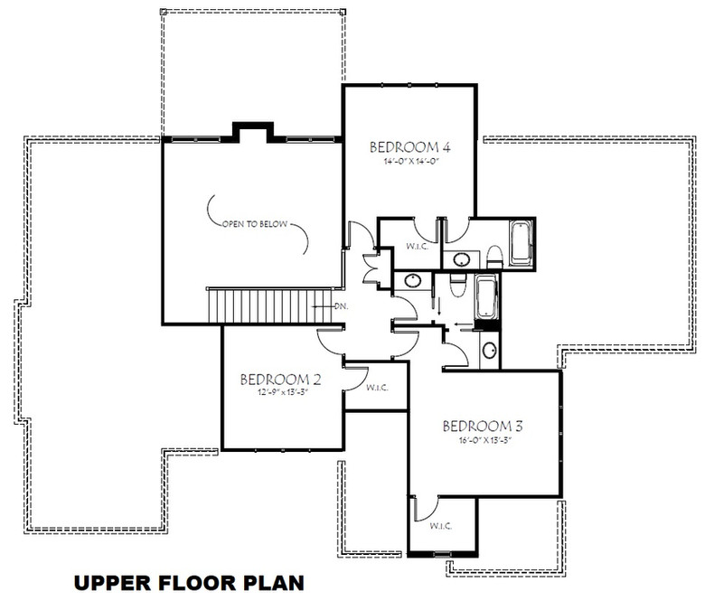 THE KENNEDY 2,880 SF Custom Home Plans Leahomeplans United States