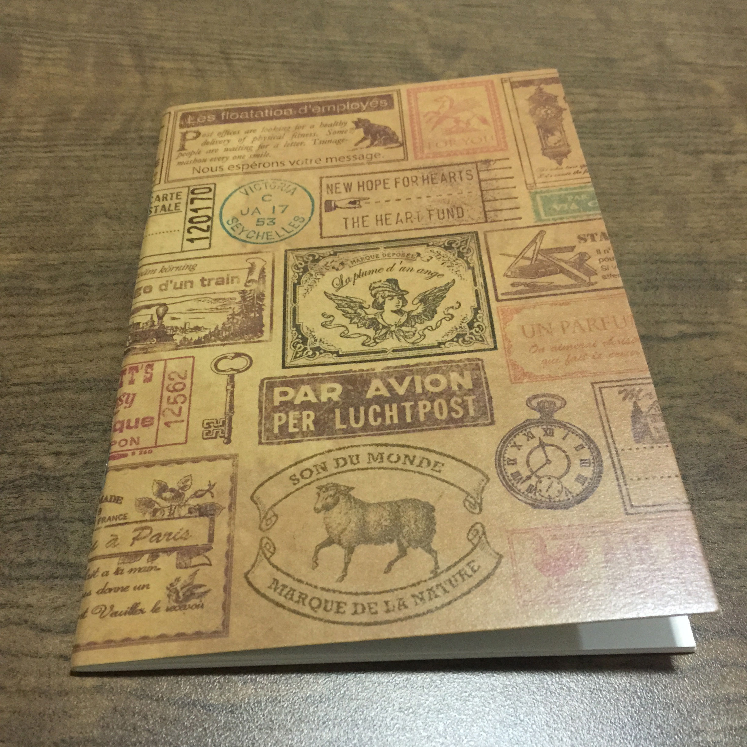 Caderno Craft - selos