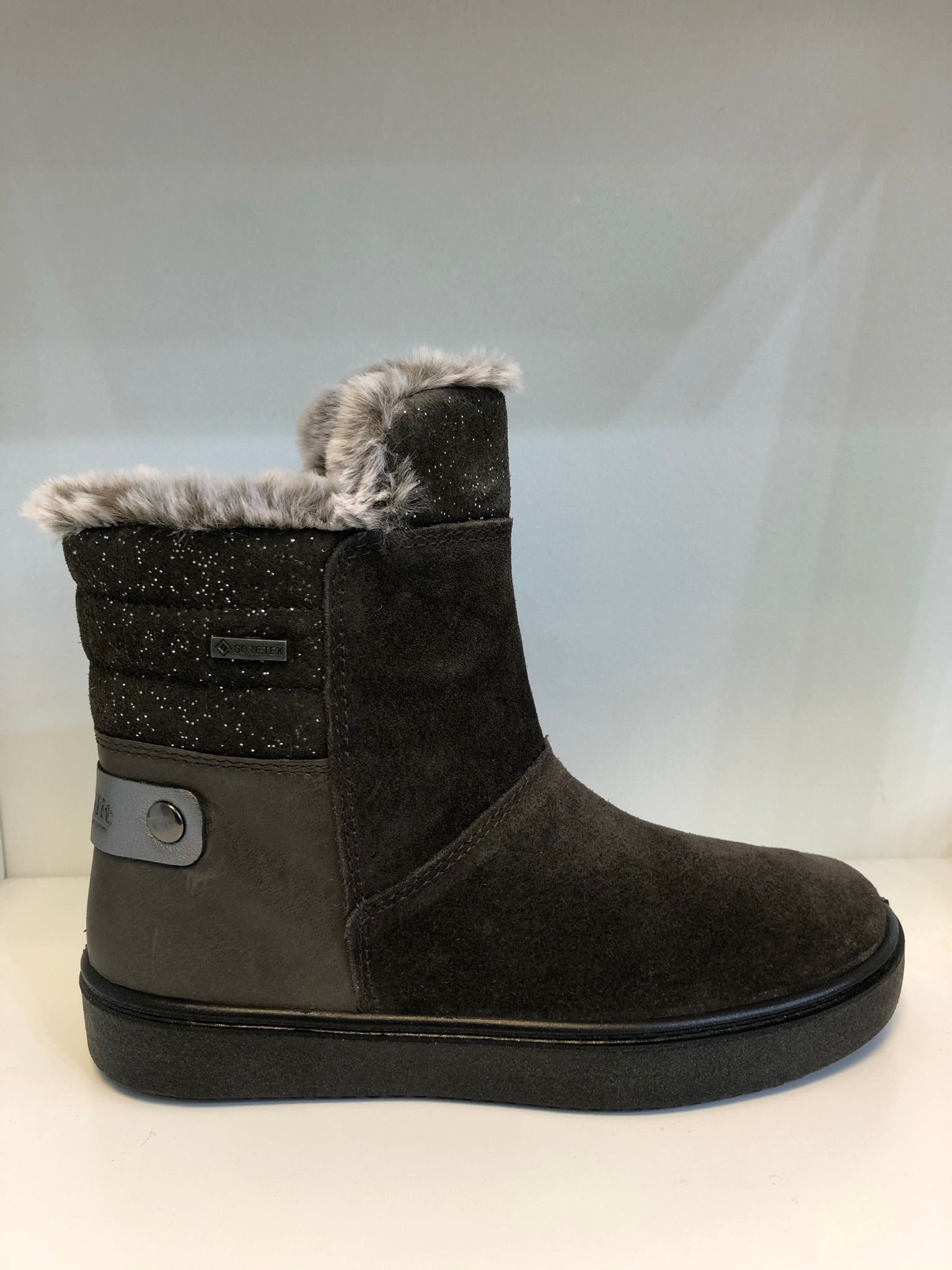 Superfit Waterproof Fur-lined Heaven Boot (brown suede/leather)