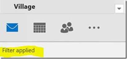 Outlook - Remove Filter Applied