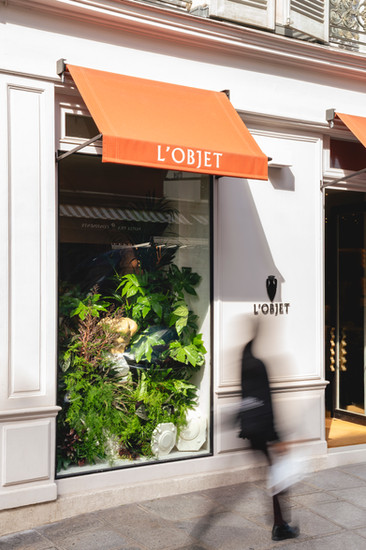 La boutique l’OBJET, pop-up en collaboration avec le maître fleuriste Chauvin Paris, ©studiolazareff