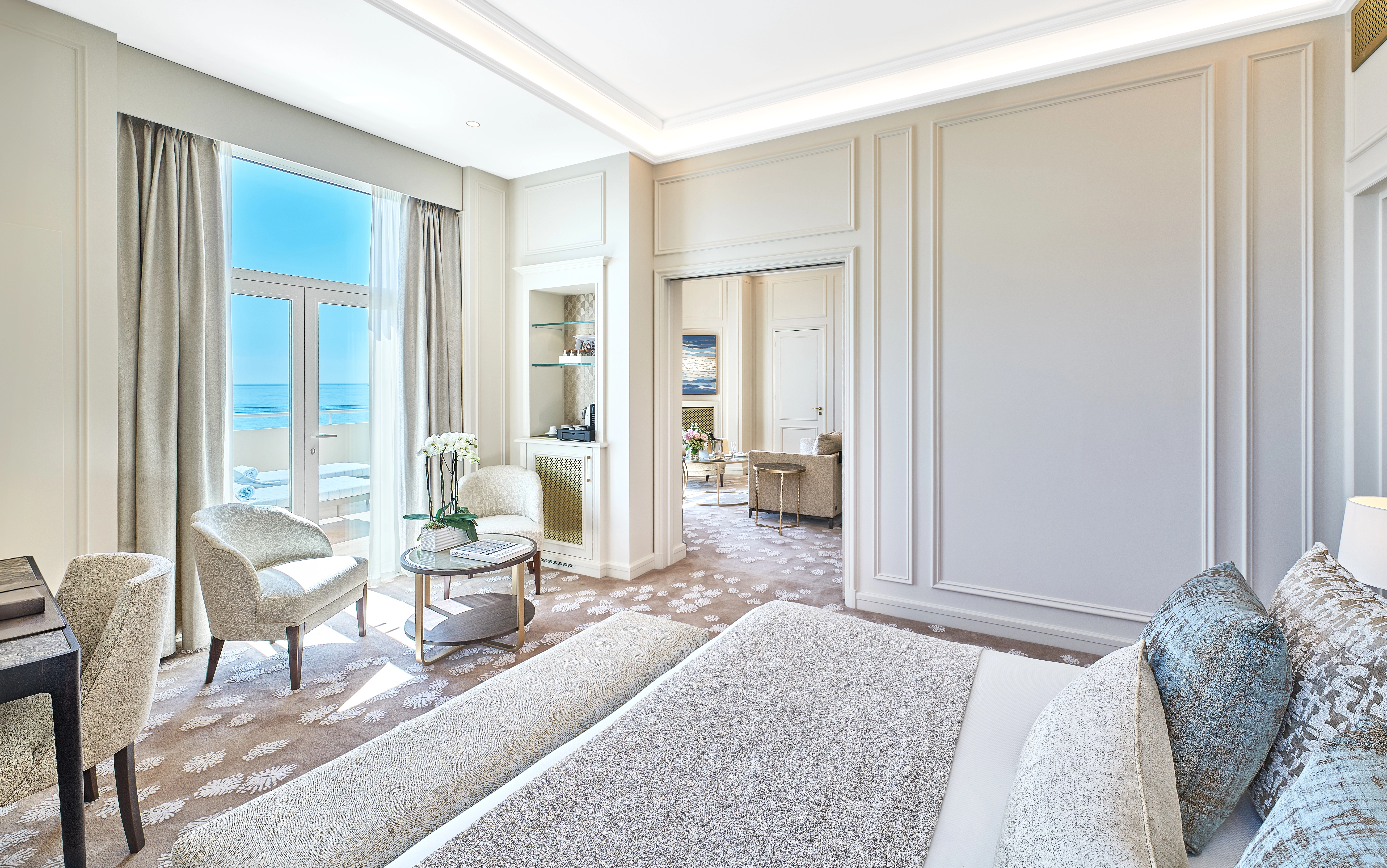 Suite vue sur mer @La Réserve