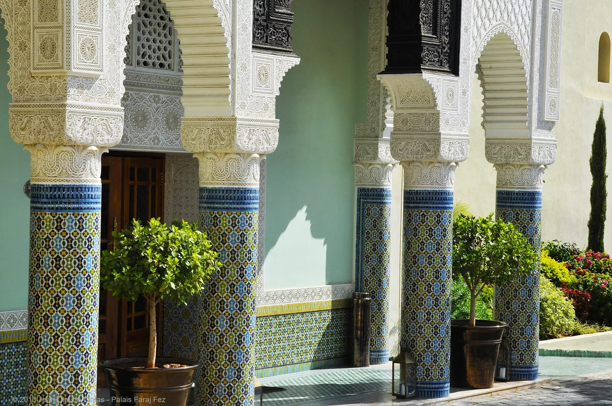 ©Le Palais Faraj, Fès, Zellige Mosaic Art