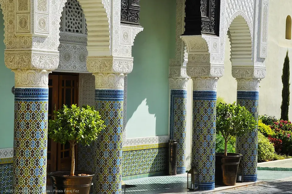 ©Le Palais Faraj, Fès, Zellige Mosaic Art